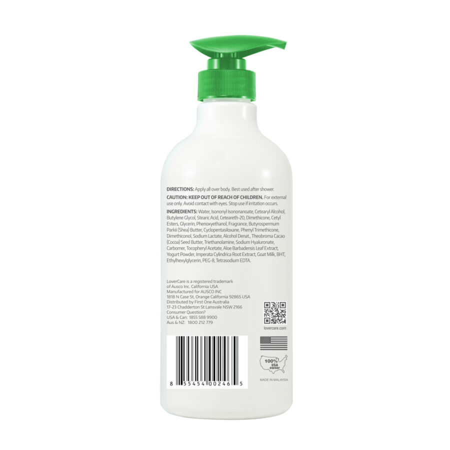 LoverCare Goat's Milk Body Lotion 6X 800ml Aloe Vera - Image 3