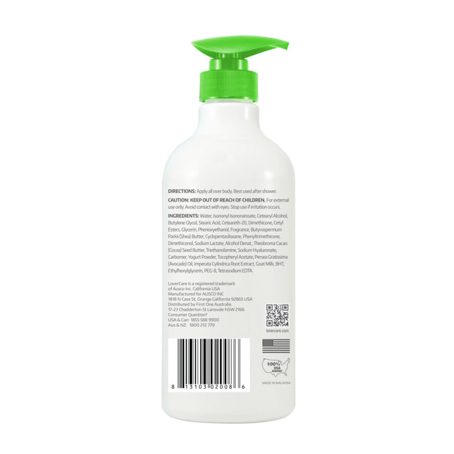 LoverCare Goat's Milk Body Lotion 6X 800ml Avocado - Image 4