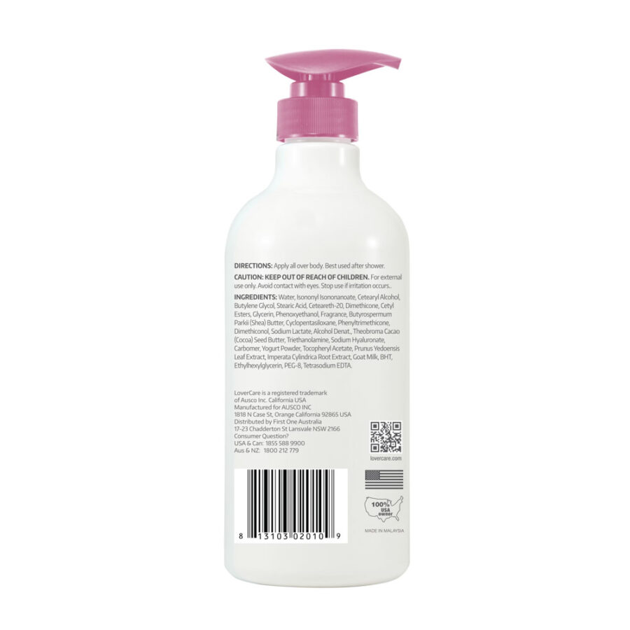 LoverCare Goat's Milk Body Lotion 6X 800ml Cherry Blossom - Image 4