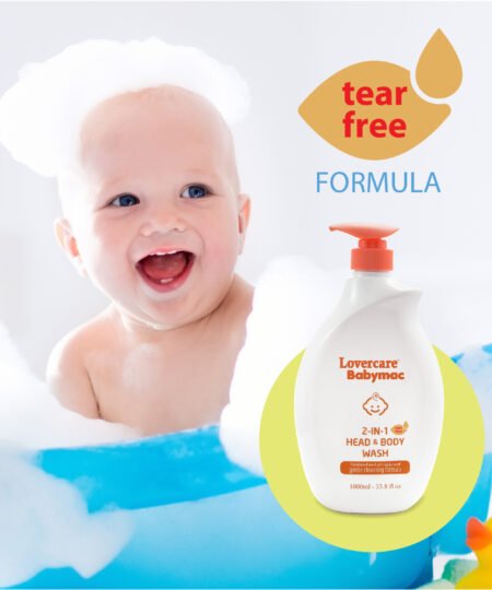 Lovercare babymac 2 in 1 head body wash