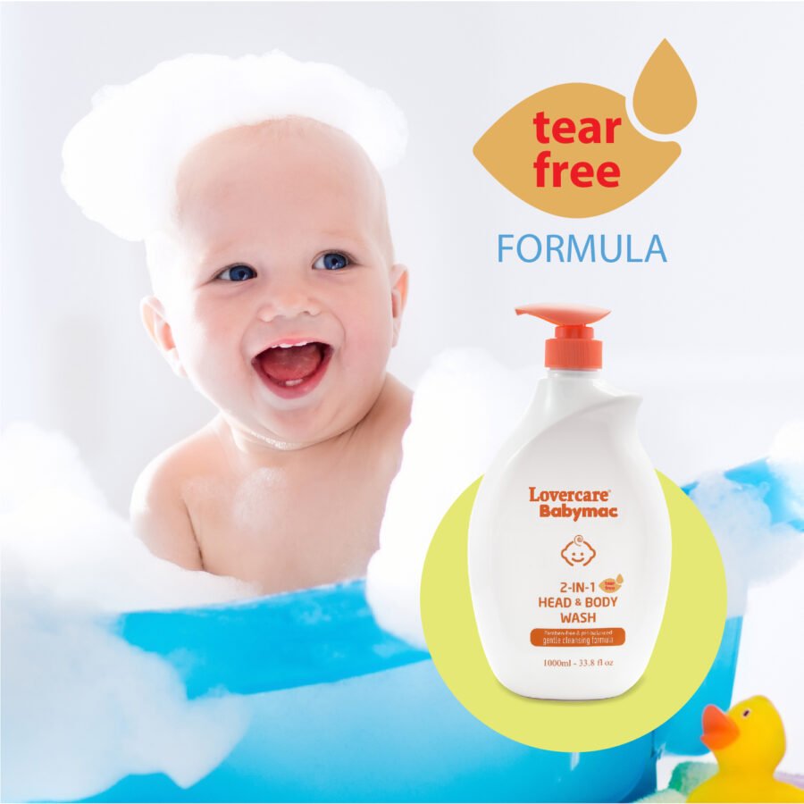 Lovercare babymac 2 in 1 head body wash