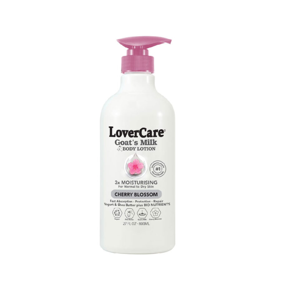 LoverCare Goat's Milk Body Lotion 6X 800ml Cherry Blossom