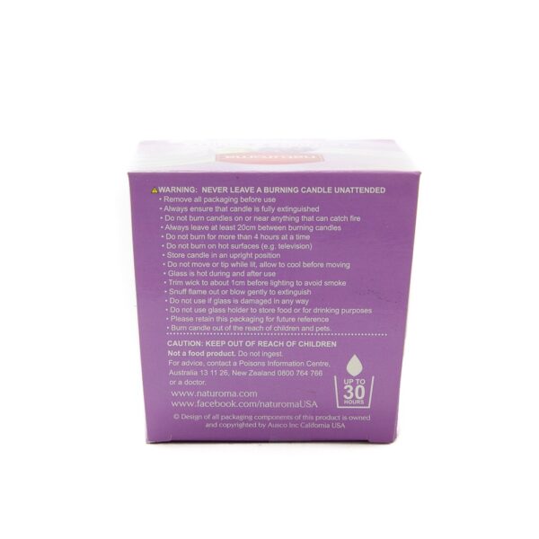Naturoma Deluxe Scented Candles  6 X 180g Lavender & Vanilla - Image 3