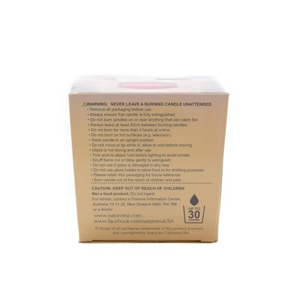 Naturoma Luxurious Scented Candles  6 X 180g French Vanilla - Image 3