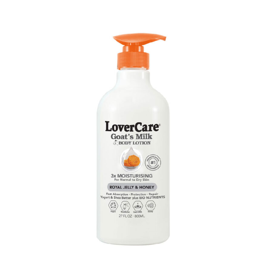 LoverCare Goat’s Milk Body Lotion 6X 800ml Royal Jelly & Honey