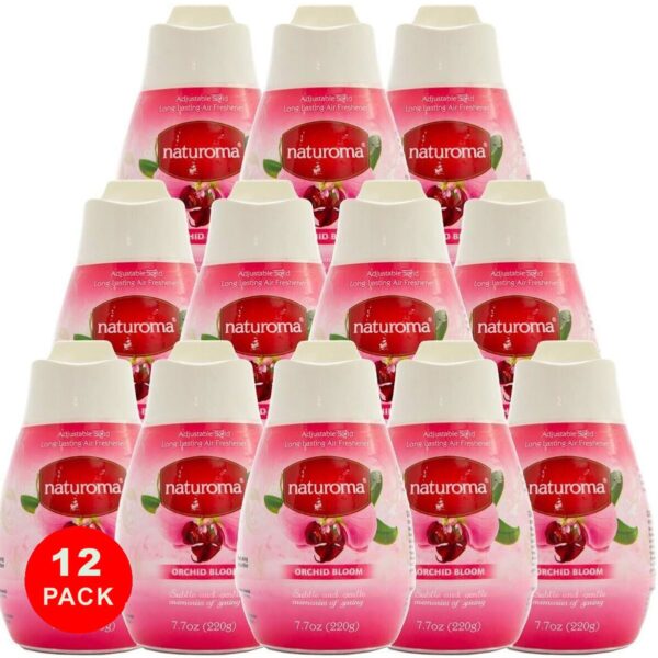 Naturoma Solid Gel Air Freshener 12 X 220g Orchid Bloom