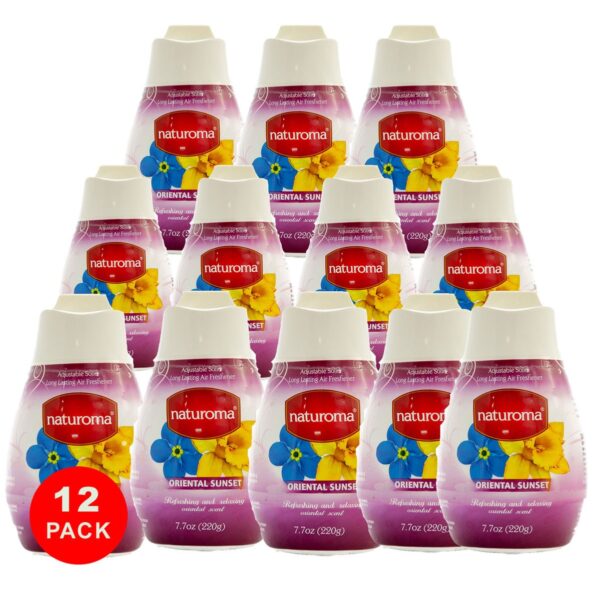Naturoma Solid Gel Air Freshener   12 X 220g Oriental Sunset - Image 4