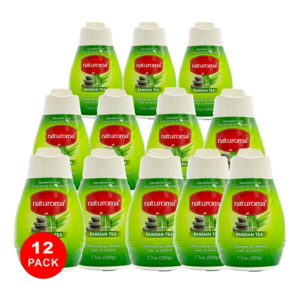 Naturoma Solid Gel Air Freshener  12 X 220g Pandan Tea - Image 5