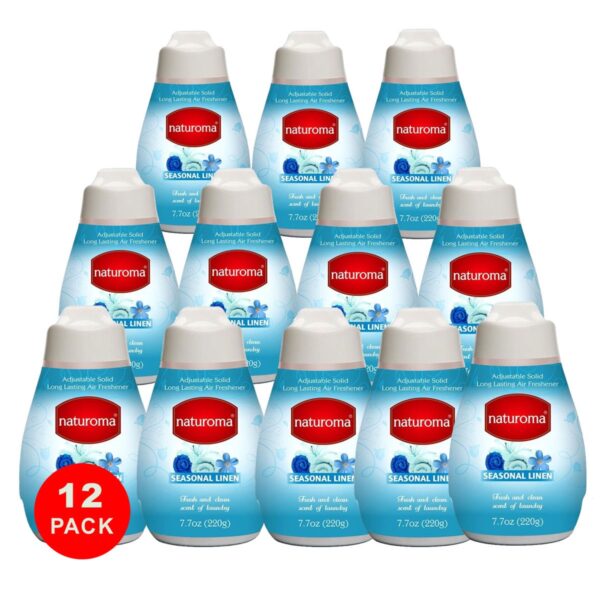 Naturoma Solid Gel Air Freshener  12 X 220g Seasonal Linen - Image 3