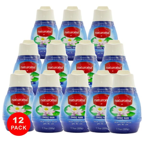 Naturoma Solid Gel Air Freshener  12 X 220g Sweet Rain - Image 5