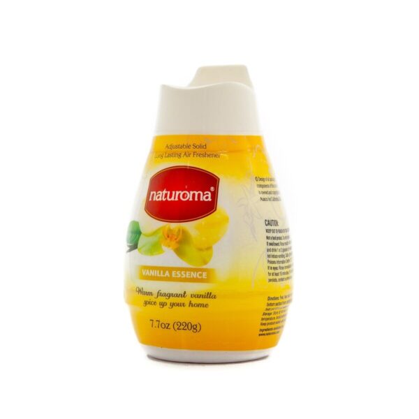 Pack of 12 -Naturoma Air Freshener Solid Gel 12x 220g - Vanilla Essence - Image 3