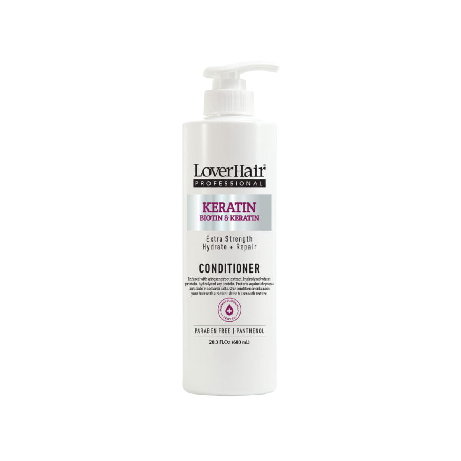 LoverHair Professional Biotin & Keratin Conditioner - 6 X 600ml