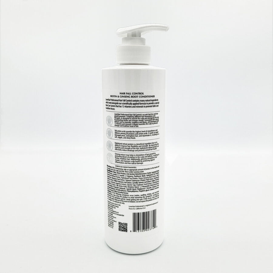 Loverhair Professional Hair Fall Control Conditioner - Biotin & Ginseng - 6 X 600ml - Image 3