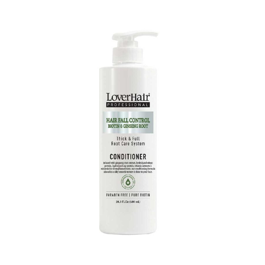 Loverhair Professional Hair Fall Control Conditioner - Biotin & Ginseng - 6 X 600ml