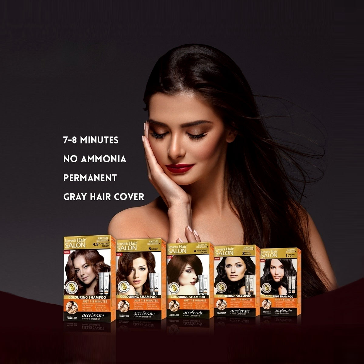 Lover's Hair Salon Colouring Shampoo Collection
